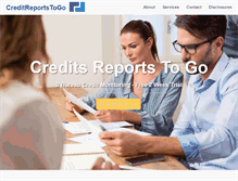 Tablet Screenshot of creditreportstogo.com